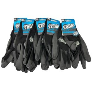 Gorilla Grip Gloves, Max Grip, All Purpose Work Gloves, Slip Resistant, Nylon XL